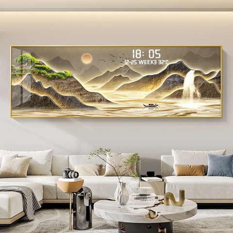 Tranh Tráng Gương Đồng Hồ LED Điện Tử - BMT DakLak | Tranh Ngọc Việt - Xưởng Tranh Đẹp Buôn Ma Thuột (BMT) DakLak