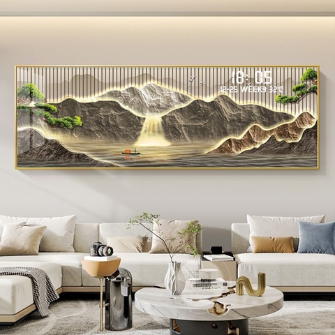 Tranh Tráng Gương Đồng Hồ LED Điện Tử - BMT DakLak | Tranh Ngọc Việt - Xưởng Tranh Đẹp Buôn Ma Thuột (BMT) DakLak