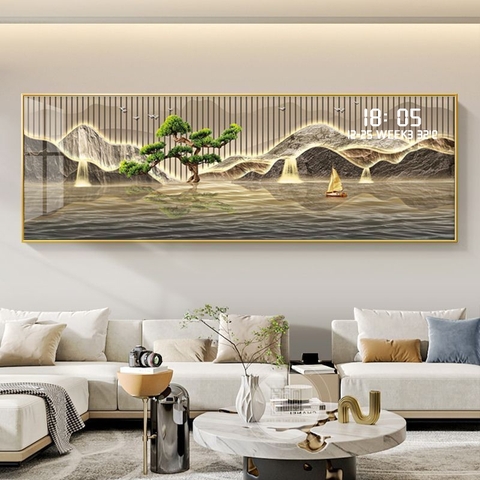 Tranh Tráng Gương Đồng Hồ LED Điện Tử - BMT DakLak | Tranh Ngọc Việt - Xưởng Tranh Đẹp Buôn Ma Thuột (BMT) DakLak