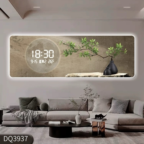 Tranh Tráng Gương Đồng Hồ LED Điện Tử - BMT DakLak | Tranh Ngọc Việt - Xưởng Tranh Đẹp Buôn Ma Thuột (BMT) DakLak