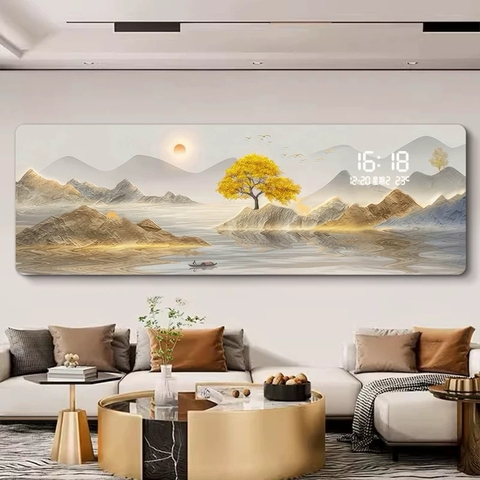 Tranh Tráng Gương Đồng Hồ LED Điện Tử - BMT DakLak | Tranh Ngọc Việt - Xưởng Tranh Đẹp Buôn Ma Thuột (BMT) DakLak