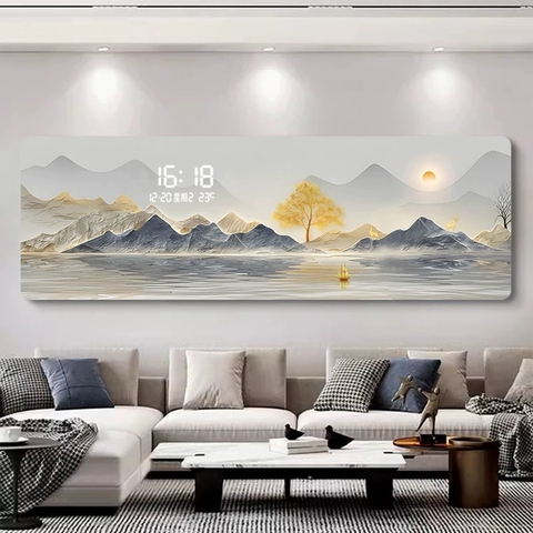 Tranh Tráng Gương Đồng Hồ LED Điện Tử - BMT DakLak | Tranh Ngọc Việt - Xưởng Tranh Đẹp Buôn Ma Thuột (BMT) DakLak