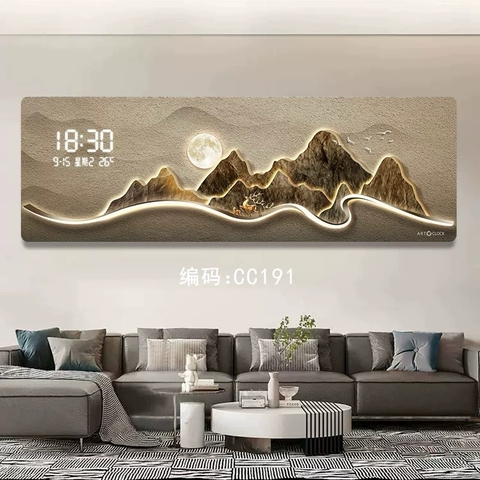 Tranh Tráng Gương Đồng Hồ LED Điện Tử - BMT DakLak | Tranh Ngọc Việt - Xưởng Tranh Đẹp Buôn Ma Thuột (BMT) DakLak