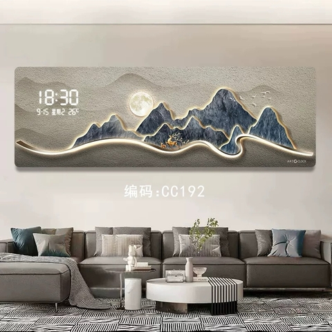 Tranh Tráng Gương Đồng Hồ LED Điện Tử - BMT DakLak | Tranh Ngọc Việt - Xưởng Tranh Đẹp Buôn Ma Thuột (BMT) DakLak