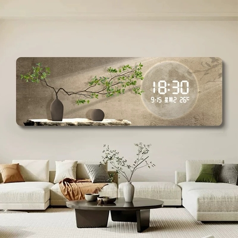 Tranh Tráng Gương Đồng Hồ LED Điện Tử - BMT DakLak | Tranh Ngọc Việt - Xưởng Tranh Đẹp Buôn Ma Thuột (BMT) DakLak