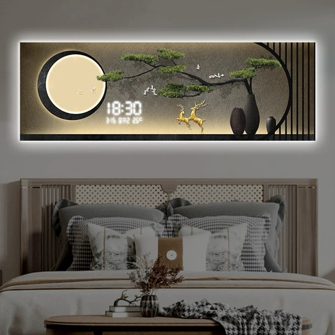 Tranh Tráng Gương Đồng Hồ LED Điện Tử - BMT DakLak | Tranh Ngọc Việt - Xưởng Tranh Đẹp Buôn Ma Thuột (BMT) DakLak