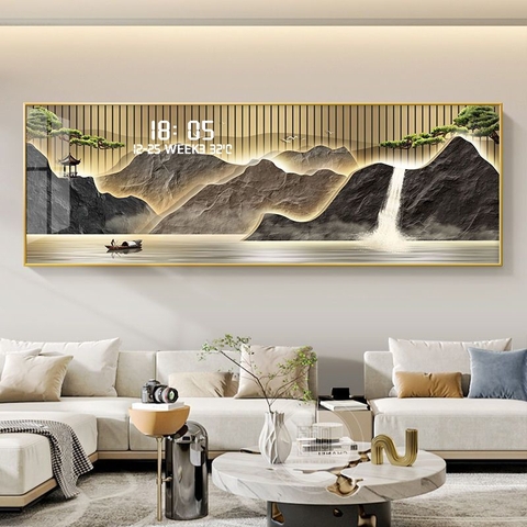 Tranh Tráng Gương Đồng Hồ LED Điện Tử - BMT DakLak | Tranh Ngọc Việt - Xưởng Tranh Đẹp Buôn Ma Thuột (BMT) DakLak