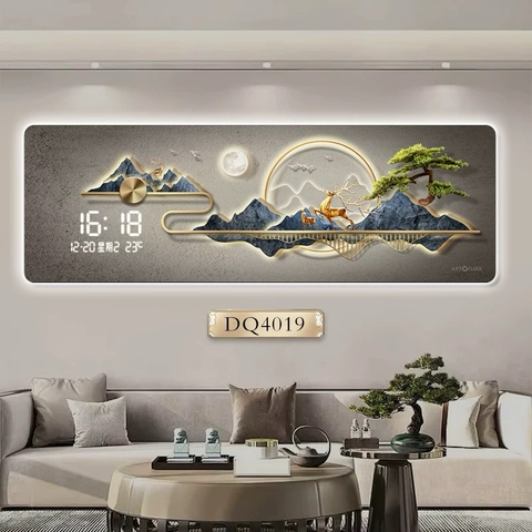 Tranh Tráng Gương Đồng Hồ LED Điện Tử - BMT DakLak | Tranh Ngọc Việt - Xưởng Tranh Đẹp Buôn Ma Thuột (BMT) DakLak