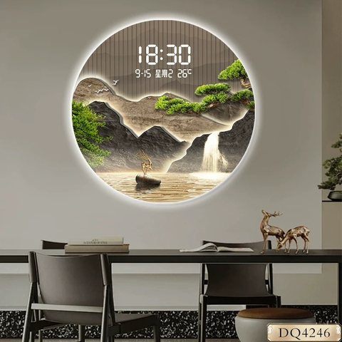 Tranh Tráng Gương Đồng Hồ LED Điện Tử - BMT DakLak | Tranh Ngọc Việt - Xưởng Tranh Đẹp Buôn Ma Thuột (BMT) DakLak
