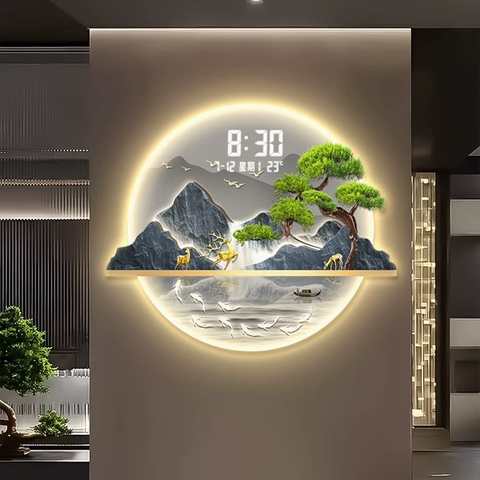 Tranh Tráng Gương Đồng Hồ LED Điện Tử - BMT DakLak | Tranh Ngọc Việt - Xưởng Tranh Đẹp Buôn Ma Thuột (BMT) DakLak