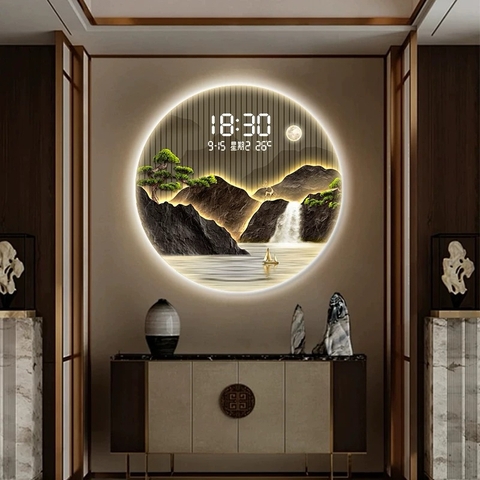 Tranh Tráng Gương Đồng Hồ LED Điện Tử - BMT DakLak | Tranh Ngọc Việt - Xưởng Tranh Đẹp Buôn Ma Thuột (BMT) DakLak