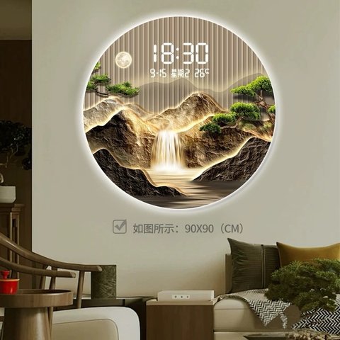 Tranh Tráng Gương Đồng Hồ LED Điện Tử - BMT DakLak | Tranh Ngọc Việt - Xưởng Tranh Đẹp Buôn Ma Thuột (BMT) DakLak