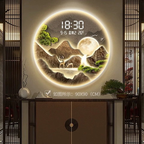 Tranh Tráng Gương Đồng Hồ LED Điện Tử - BMT DakLak | Tranh Ngọc Việt - Xưởng Tranh Đẹp Buôn Ma Thuột (BMT) DakLak