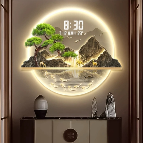 Tranh Tráng Gương Đồng Hồ LED Điện Tử - BMT DakLak | Tranh Ngọc Việt - Xưởng Tranh Đẹp Buôn Ma Thuột (BMT) DakLak