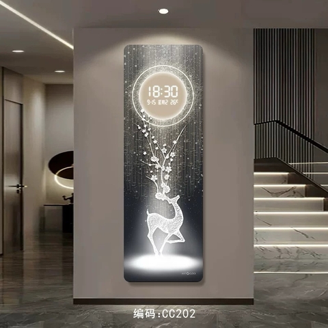 Tranh Tráng Gương Đồng Hồ LED Điện Tử - BMT DakLak | Tranh Ngọc Việt - Xưởng Tranh Đẹp Buôn Ma Thuột (BMT) DakLak