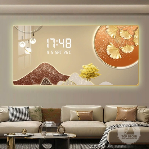 Tranh Tráng Gương Đồng Hồ LED Điện Tử - BMT DakLak | Tranh Ngọc Việt - Xưởng Tranh Đẹp Buôn Ma Thuột (BMT) DakLak