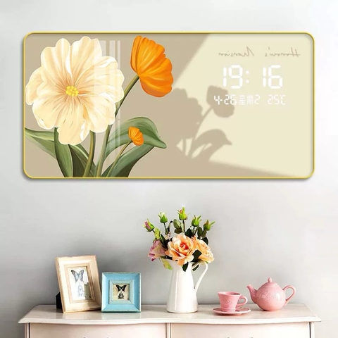 Tranh Tráng Gương Đồng Hồ LED Điện Tử - BMT DakLak | Tranh Ngọc Việt - Xưởng Tranh Đẹp Buôn Ma Thuột (BMT) DakLak