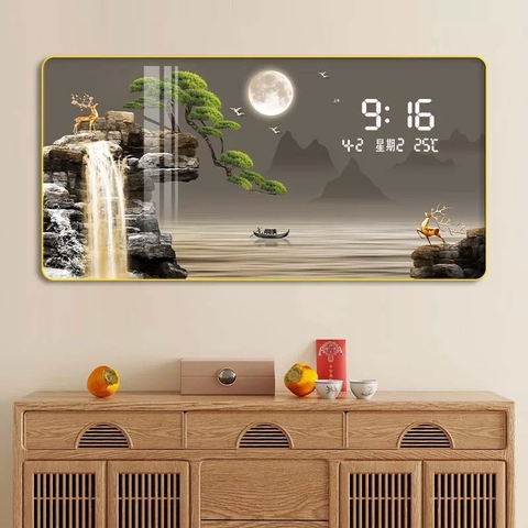 Tranh Tráng Gương Đồng Hồ LED Điện Tử - BMT DakLak | Tranh Ngọc Việt - Xưởng Tranh Đẹp Buôn Ma Thuột (BMT) DakLak