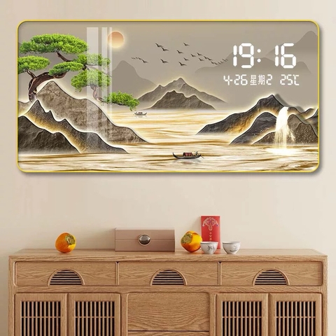 Tranh Tráng Gương Đồng Hồ LED Điện Tử - BMT DakLak | Tranh Ngọc Việt - Xưởng Tranh Đẹp Buôn Ma Thuột (BMT) DakLak