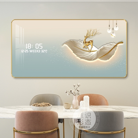 Tranh Tráng Gương Đồng Hồ LED Điện Tử - BMT DakLak | Tranh Ngọc Việt - Xưởng Tranh Đẹp Buôn Ma Thuột (BMT) DakLak