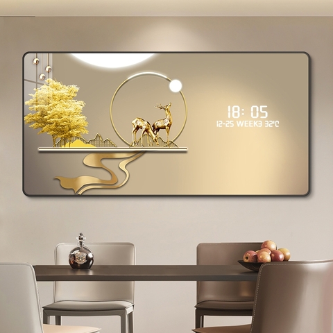 Tranh Tráng Gương Đồng Hồ LED Điện Tử - BMT DakLak | Tranh Ngọc Việt - Xưởng Tranh Đẹp Buôn Ma Thuột (BMT) DakLak