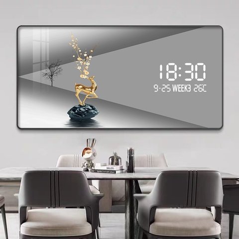 Tranh Tráng Gương Đồng Hồ LED Điện Tử - BMT DakLak | Tranh Ngọc Việt - Xưởng Tranh Đẹp Buôn Ma Thuột (BMT) DakLak