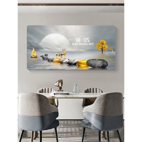 Tranh Tráng Gương Đồng Hồ LED Điện Tử - BMT DakLak | Tranh Ngọc Việt - Xưởng Tranh Đẹp Buôn Ma Thuột (BMT) DakLak