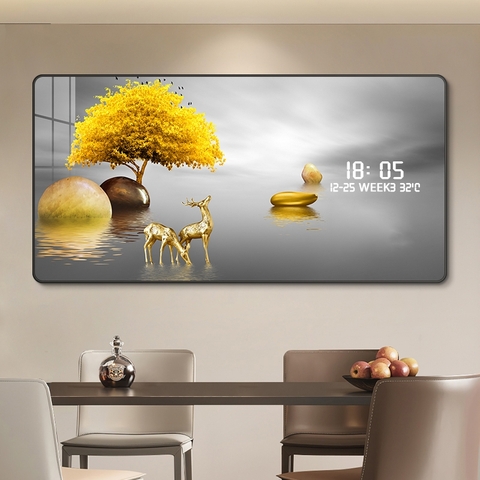 Tranh Tráng Gương Đồng Hồ LED Điện Tử - BMT DakLak | Tranh Ngọc Việt - Xưởng Tranh Đẹp Buôn Ma Thuột (BMT) DakLak