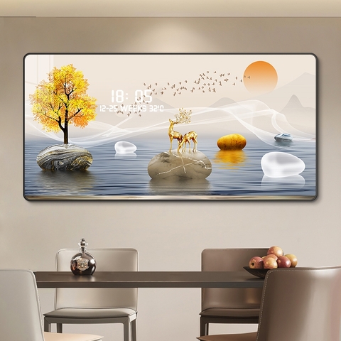 Tranh Tráng Gương Đồng Hồ LED Điện Tử - BMT DakLak | Tranh Ngọc Việt - Xưởng Tranh Đẹp Buôn Ma Thuột (BMT) DakLak