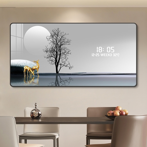 Tranh Tráng Gương Đồng Hồ LED Điện Tử - BMT DakLak | Tranh Ngọc Việt - Xưởng Tranh Đẹp Buôn Ma Thuột (BMT) DakLak