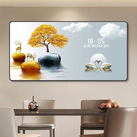 Tranh Tráng Gương Đồng Hồ LED Điện Tử - BMT DakLak | Tranh Ngọc Việt - Xưởng Tranh Đẹp Buôn Ma Thuột (BMT) DakLak