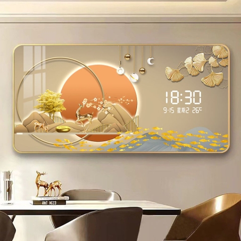 Tranh Tráng Gương Đồng Hồ LED Điện Tử - BMT DakLak | Tranh Ngọc Việt - Xưởng Tranh Đẹp Buôn Ma Thuột (BMT) DakLak