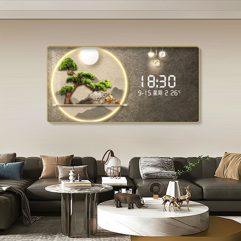 Tranh Tráng Gương Đồng Hồ LED Điện Tử - BMT DakLak | Tranh Ngọc Việt - Xưởng Tranh Đẹp Buôn Ma Thuột (BMT) DakLak