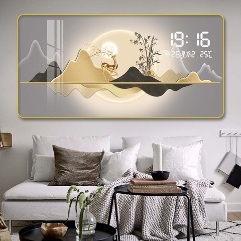 Tranh Tráng Gương Đồng Hồ LED Điện Tử - BMT DakLak | Tranh Ngọc Việt - Xưởng Tranh Đẹp Buôn Ma Thuột (BMT) DakLak