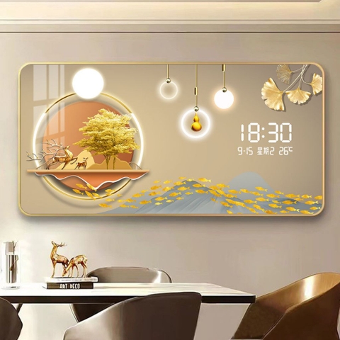 Tranh Tráng Gương Đồng Hồ LED Điện Tử - BMT DakLak | Tranh Ngọc Việt - Xưởng Tranh Đẹp Buôn Ma Thuột (BMT) DakLak