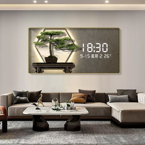 Tranh Tráng Gương Đồng Hồ LED Điện Tử - BMT DakLak | Tranh Ngọc Việt - Xưởng Tranh Đẹp Buôn Ma Thuột (BMT) DakLak