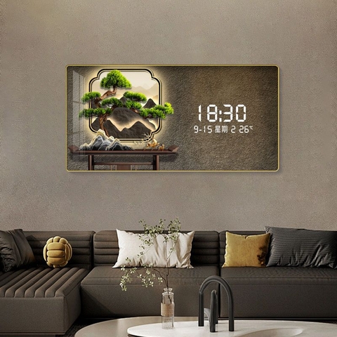 Tranh Tráng Gương Đồng Hồ LED Điện Tử - BMT DakLak | Tranh Ngọc Việt - Xưởng Tranh Đẹp Buôn Ma Thuột (BMT) DakLak