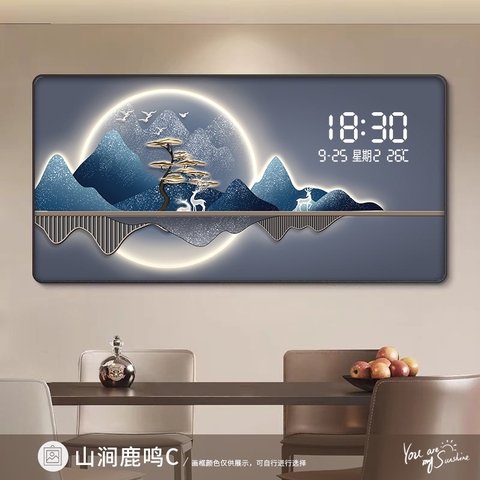 Tranh Tráng Gương Đồng Hồ LED Điện Tử - BMT DakLak | Tranh Ngọc Việt - Xưởng Tranh Đẹp Buôn Ma Thuột (BMT) DakLak