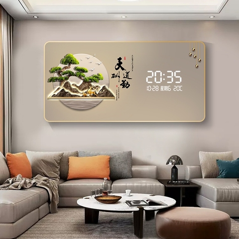 Tranh Tráng Gương Đồng Hồ LED Điện Tử - BMT DakLak | Tranh Ngọc Việt - Xưởng Tranh Đẹp Buôn Ma Thuột (BMT) DakLak