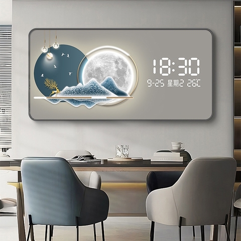 Tranh Tráng Gương Đồng Hồ LED Điện Tử - BMT DakLak | Tranh Ngọc Việt - Xưởng Tranh Đẹp Buôn Ma Thuột (BMT) DakLak