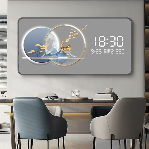 Tranh Tráng Gương Đồng Hồ LED Điện Tử - BMT DakLak | Tranh Ngọc Việt - Xưởng Tranh Đẹp Buôn Ma Thuột (BMT) DakLak