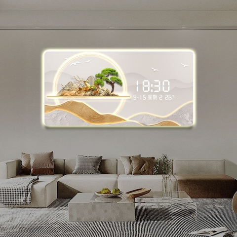 Tranh Tráng Gương Đồng Hồ LED Điện Tử - BMT DakLak | Tranh Ngọc Việt - Xưởng Tranh Đẹp Buôn Ma Thuột (BMT) DakLak