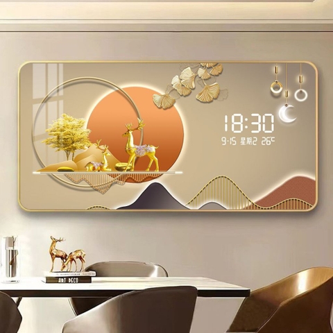 Tranh Tráng Gương Đồng Hồ LED Điện Tử - BMT DakLak | Tranh Ngọc Việt - Xưởng Tranh Đẹp Buôn Ma Thuột (BMT) DakLak