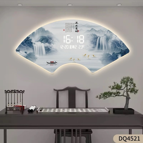 Tranh Tráng Gương Đồng Hồ LED Điện Tử - BMT DakLak | Tranh Ngọc Việt - Xưởng Tranh Đẹp Buôn Ma Thuột (BMT) DakLak