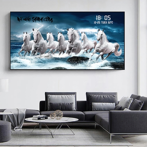 Tranh Tráng Gương Đồng Hồ LED Điện Tử - BMT DakLak | Tranh Ngọc Việt - Xưởng Tranh Đẹp Buôn Ma Thuột (BMT) DakLak