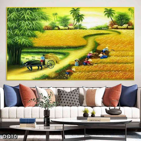 Tranh Phong Cảnh Đồng Quê | Tranh Ngọc Việt - Đắk Lắk | Tranh Ngọc Việt - Xưởng Tranh Đẹp Buôn Ma Thuột (BMT) DakLak
