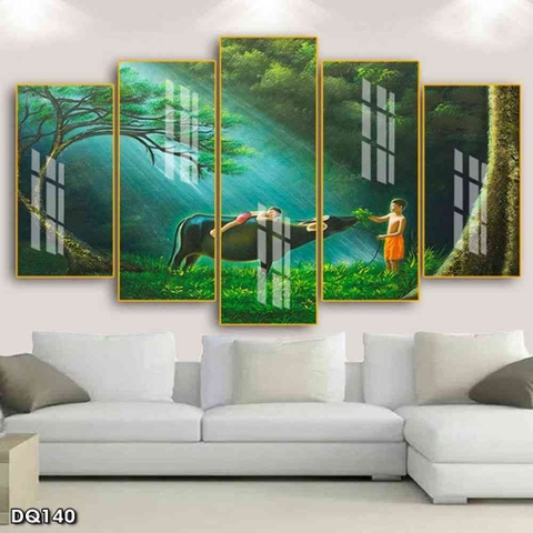 Tranh Phong Cảnh Đồng Quê | Tranh Ngọc Việt - Đắk Lắk | Tranh Ngọc Việt - Xưởng Tranh Đẹp Buôn Ma Thuột (BMT) DakLak