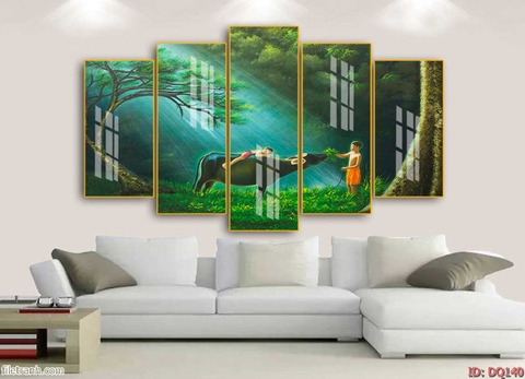 Bộ 5 Tranh Ghép Đẹp, Sang | Tranh Ngọc Việt - Đắk Lắk | Tranh Ngọc Việt - Xưởng Tranh Đẹp Buôn Ma Thuột (BMT) DakLak