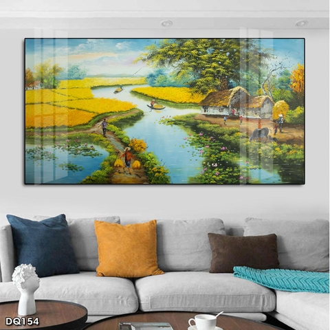 Tranh Phong Cảnh Đồng Quê | Tranh Ngọc Việt - Đắk Lắk | Tranh Ngọc Việt - Xưởng Tranh Đẹp Buôn Ma Thuột (BMT) DakLak