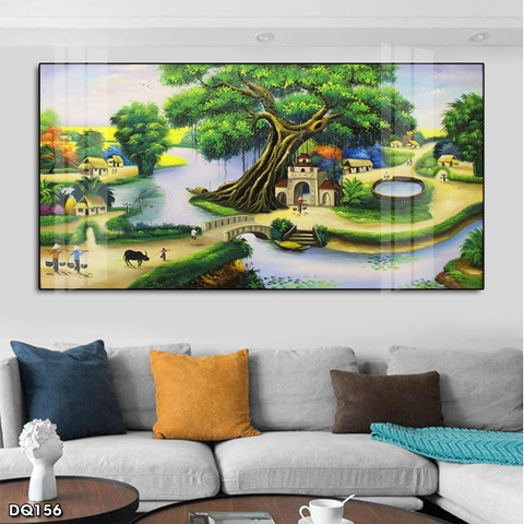 Tranh Phong Cảnh Đồng Quê | Tranh Ngọc Việt - Đắk Lắk | Tranh Ngọc Việt - Xưởng Tranh Đẹp Buôn Ma Thuột (BMT) DakLak